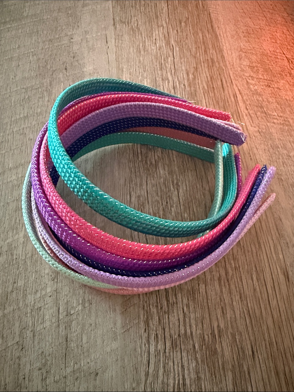 Girls Multicolor Headbands - 10 count